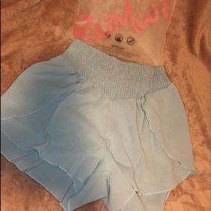 High wasted shorts